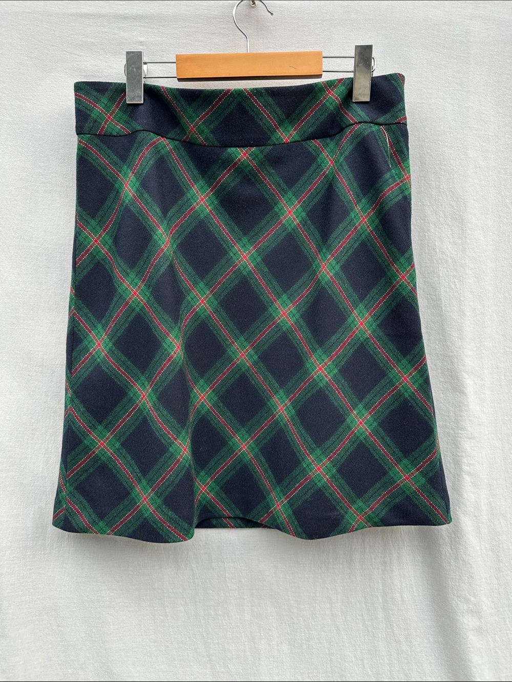 Talbots Plaid Wool Skirt